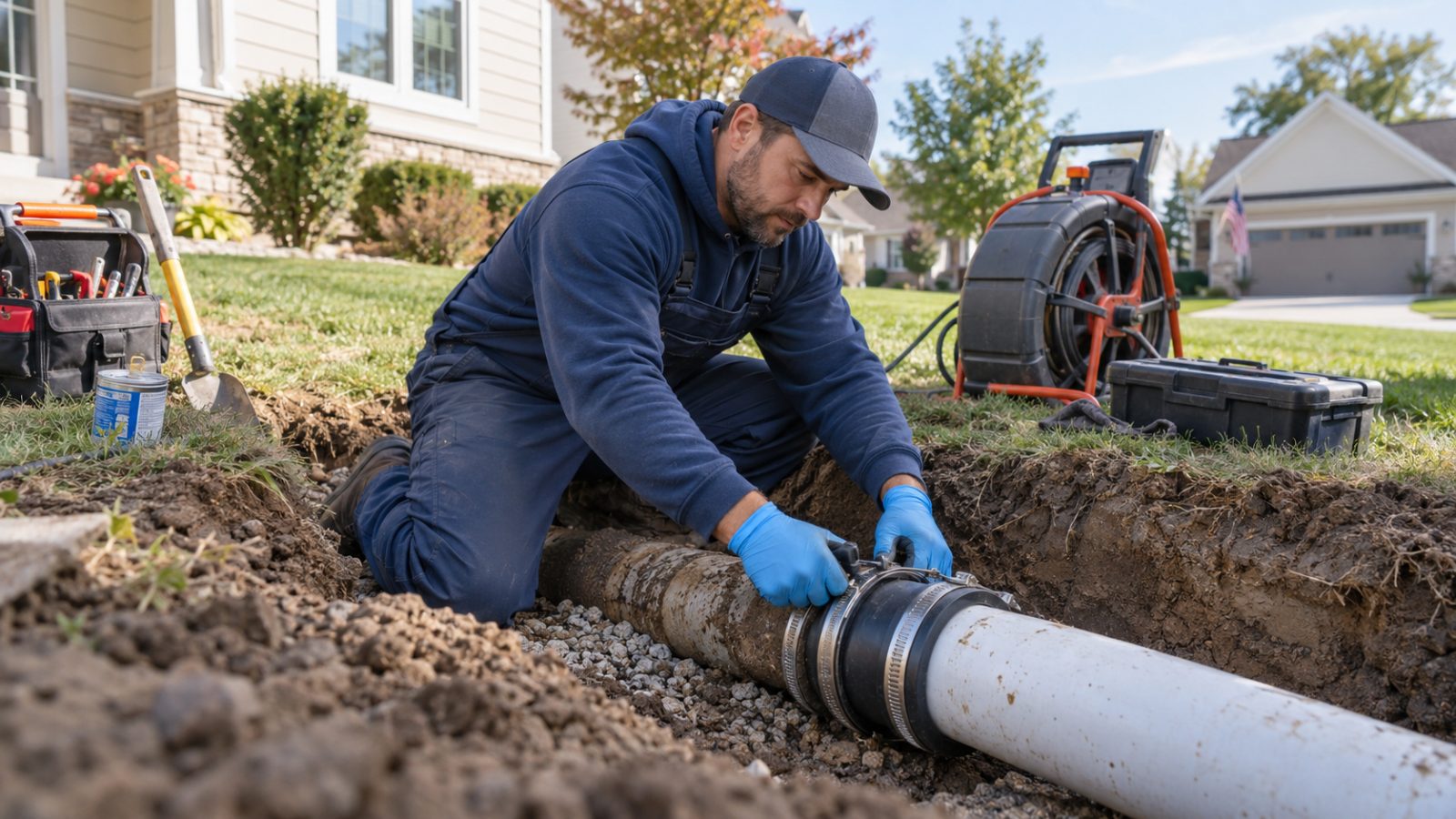 Main Sewer Line Repair